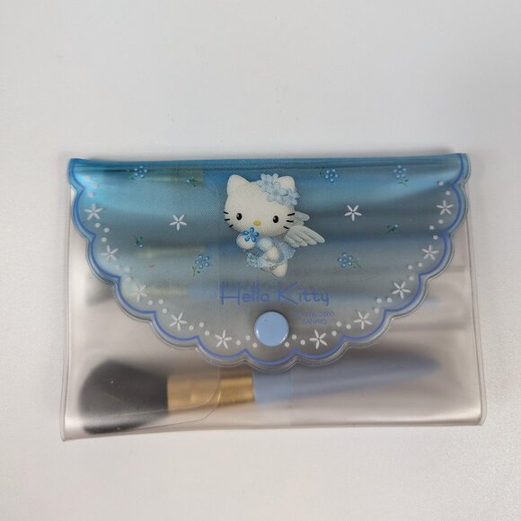 Sanrio Hello Kitty Blue Angel Makeup Brush Set NEW Vintage 2000 - Picture 1 of 5